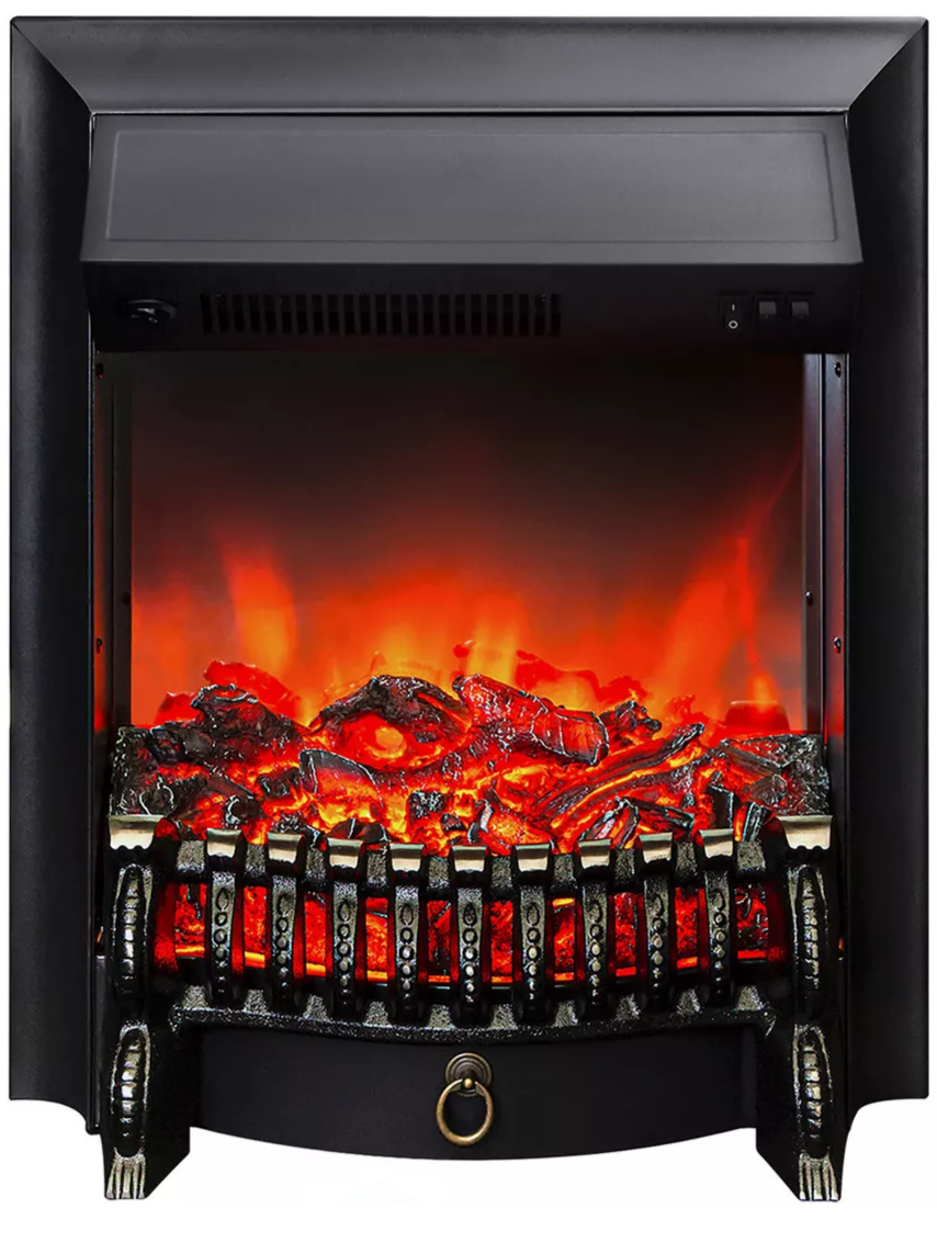 Каминокомплект Хорошие Камины Юпитер с очагом RealFlame Fobos Lux Black мрамор — фото 5