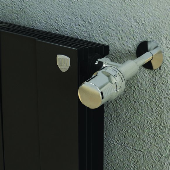 Биметаллический радиатор отопления Royal Thermo PianoForte 500 8 секций Noir Sable