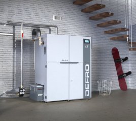 Напольный твердотопливный котел Defro Alfa II 30