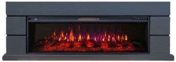Каминокомплект Interflame Норд с очагом FreeSpace 60 LED FX QZ графит