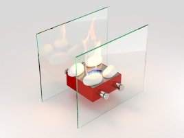 Настольный биокамин Lux Fire Токио M КН-0016-03