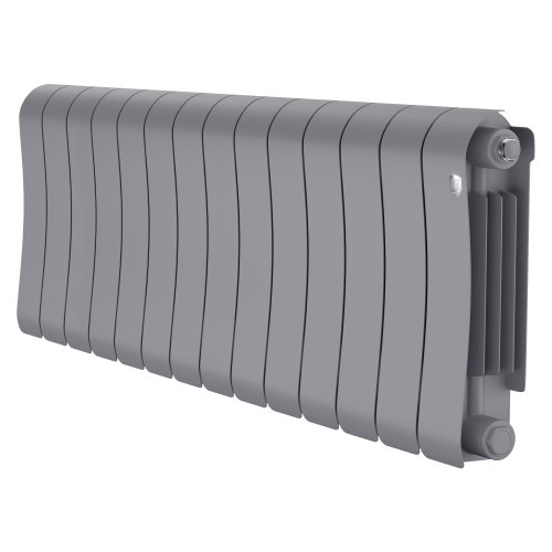 Биметаллический радиатор отопления Royal Thermo Infinity 300 14 секций Silver Satin Биметаллический радиатор отопления Royal Thermo Infinity 300 14 секций Silver Satin