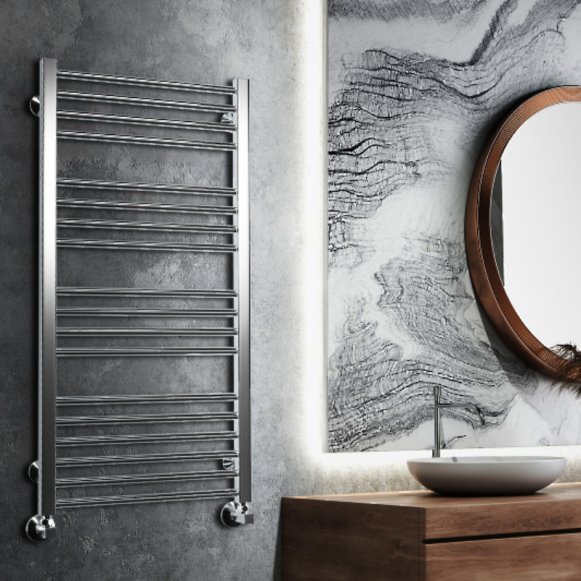 Электрический полотенцесушитель Royal Thermo Stato П15 500х1000 полированная сталь