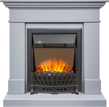 Каминокомплект Royal Flame California STD CRM (Разборный) с очагом Aspen Black санд смоук