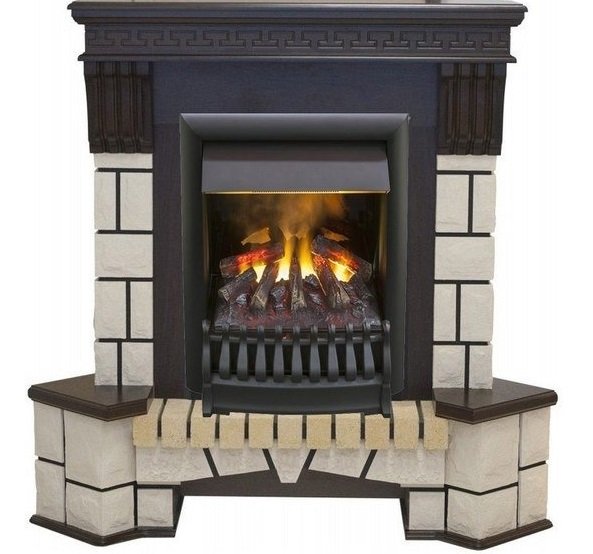 Каминокомплект RealFlame Stone new STD/EUG с очагом 3D Oregan