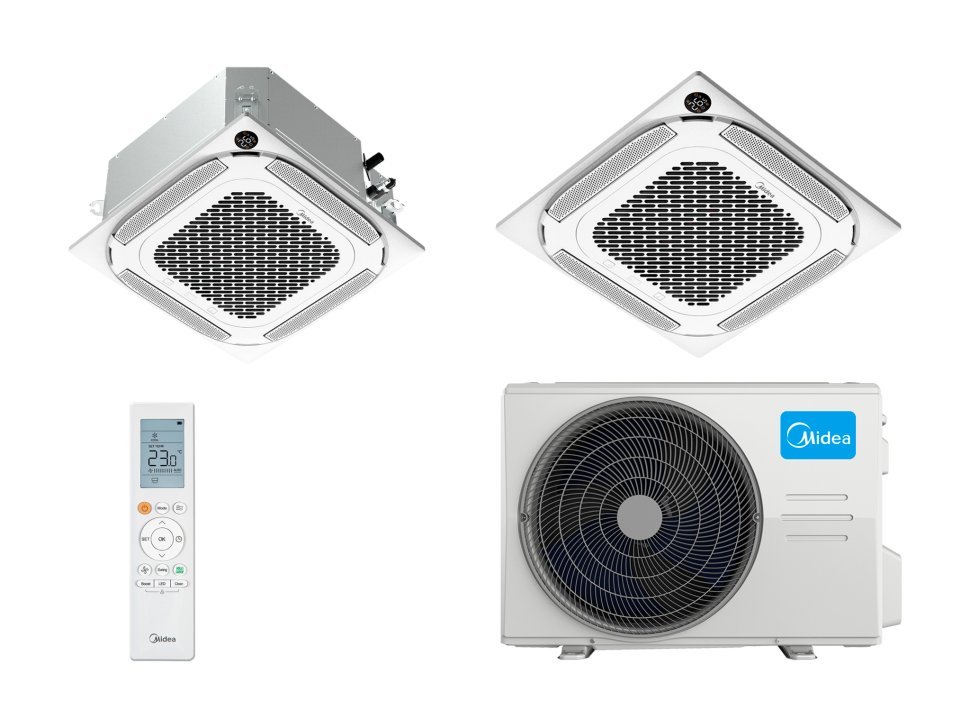 Кассетная сплит-система Midea MCD1-24HRFNX(GA)-B/MOA1D-24FRN8G1/T-MBQ4-04AWD