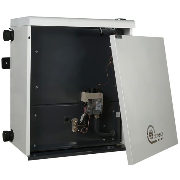 Изображение товара Парапетный газовый котел Гефест КС ГВ-16С с трубой для эффективного отопления и горячего водоснабже