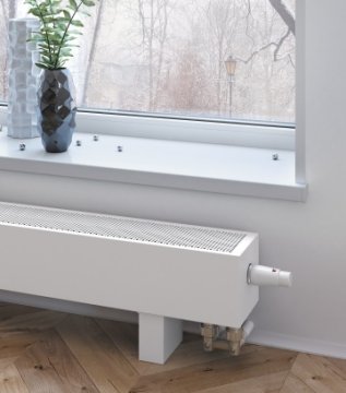 Напольный конвектор Varmann MiniKon MKFV 135.130.1400 RAL9016