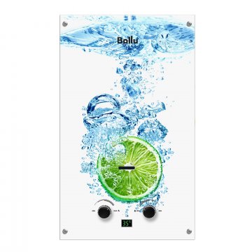 Водонагреватель проточный газовый Ballu GWH 10 Fiery Glass Lime