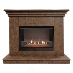 Каминокомплект Хорошие Камины Марс с очагом Firelight BFP/P-2520 мокко