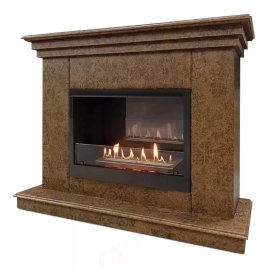 Каминокомплект Хорошие Камины Марс с очагом Firelight BFP/P-2520 мокко