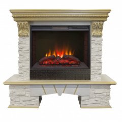 Каминокомплект RealFlame Rockland LUX 25/25,5 с очагом Sparta 25,5 LED