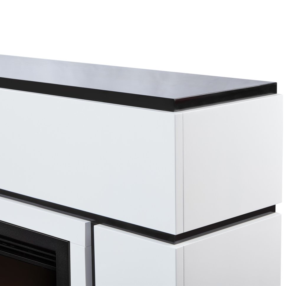 Каминокомплект Firelight Lacado 30 с очагом Electrolux EFP/P-3020LS белый — фото 4