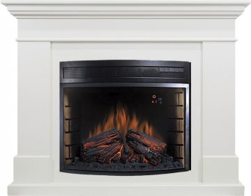 Каминокомплект Royal Flame California белый с очагом Dioramic 28 LED FX