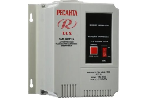 Стабилизатор напряжения Ресанта АСН-500Н/1-Ц Lux — фото 3