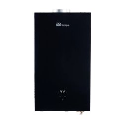 Проточный газовый водонагреватель E8 tempo E8WCY20 (черная стеклянная панель)