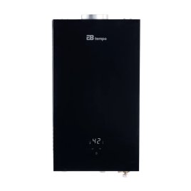 Проточный газовый водонагреватель E8 tempo E8WCY20 (черная стеклянная панель)