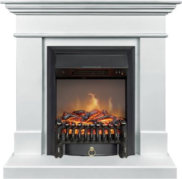Каминокомплект Royal Flame California STD SFT с очагом Fobos FX M Black белый (разборный)
