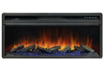 Каминокомплект Royal Flame Carlyle с очагом Vision 42 LOG LED белый с черным