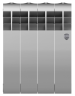 Биметаллический радиатор отопления Royal Thermo BiLiner B 350 4 секции Silver Satin