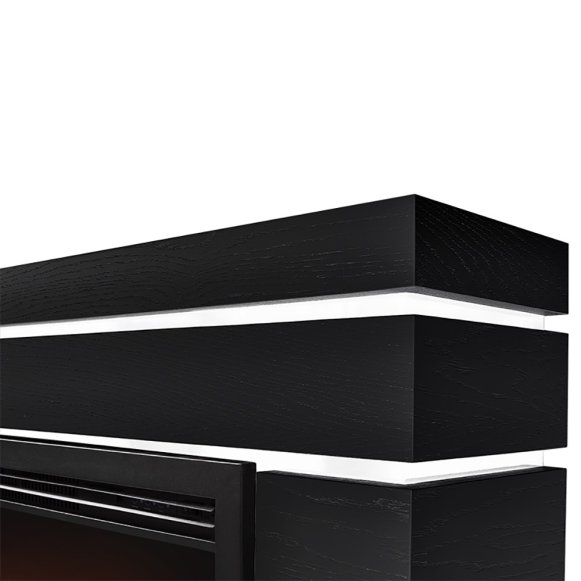 Каминокомплект Electrolux EFP/P-2520LS N портал Moderno 25 шпон черный дуб