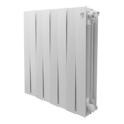 Биметаллический радиатор отопления Royal Thermo PianoForte 500 белый 8 секций
