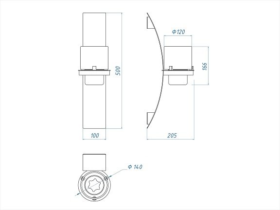 Настенный биокамин Lux Fire Олимпус D