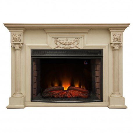 Каминокомплект RealFlame London 33 WT с очагом Firespace 33 S IR Каминокомплект RealFlame London 33 WT с очагом Firespace 33 S IR
