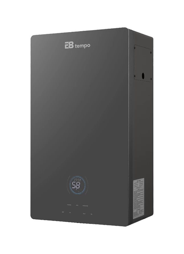 Настенный электрический котел E8 tempo EOB12V (серая металлическая панель)