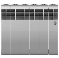 Биметаллический радиатор отопления Royal Thermo BiLiner B 350 6 секций Silver Satin