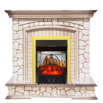 Каминокомплект Royal Flame Preston с очагом Majestic FX M Brass