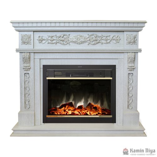 Каминокомплект RealFlame Estella 25,5/26 WT с очагом MoonBlaze LUX Brass