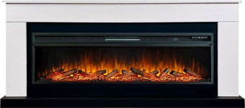 Каминокомплект Royal Flame Bergen 60 (Разборный) с очагом Vision 60 LOG LED белый с черным — фото 1