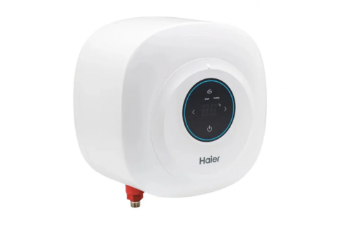 Накопительный электрический водонагреватель Haier ES10V-EQ1 над раковиной — фото 2