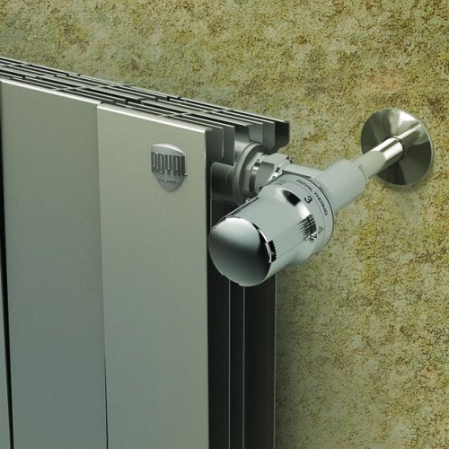 Биметаллический радиатор отопления Royal Thermo PianoForte 500 new 8 секций Silver Satin — фото 3