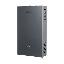 Проточный газовый водонагреватель E8 tempo E8WBY24 (серая стеклянная панель)