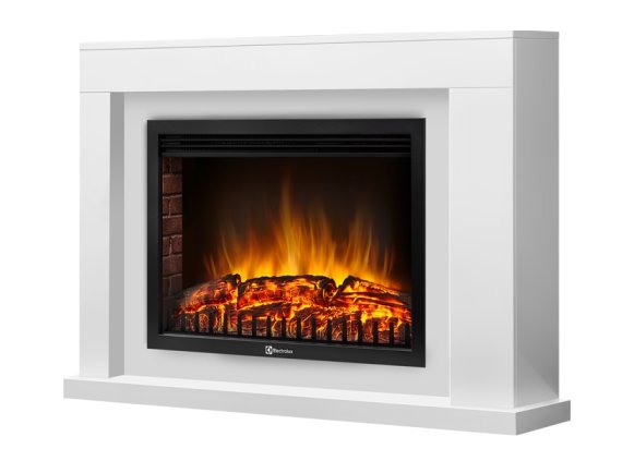 Каминокомплект Firelight Simple 25 с очагом Electrolux EFP/P-2520LS белый