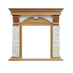 Портал Dimplex Dublin Classic арочный сланец белый