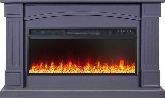 Каминокомплект Royal Flame Boston 42 SFT (Разборный) с очагом Vision 42 LED серый графит — фото 1