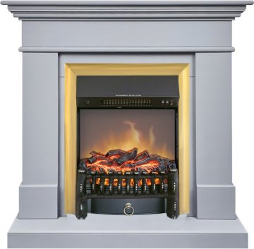 Каминокомплект Royal Flame California STD CRM (Разборный) с очагом Fobos FX M Brass санд смоук