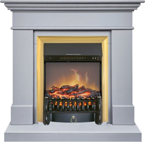 Каминокомплект Royal Flame California STD CRM (Разборный) с очагом Fobos FX M Brass санд смоук — фото 1