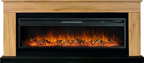 Каминокомплект Royal Flame Bergen 60 (Разборный) с очагом Vision 60 LOG LED дуб галифакс — фото 1