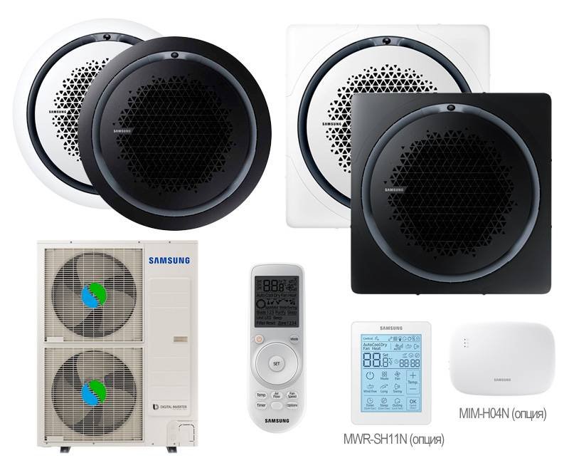 Кассетная сплит-система Samsung AC140MN4PKH/EU/AC140BXADGH/AF