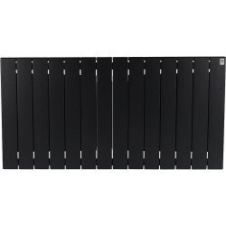 Биметаллический радиатор отопления Rifar Supremo 500 боковое подключение 14 секций антрацит