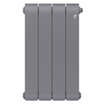 Биметаллический радиатор отопления Royal Thermo Infinity 500 4 секции Silver Satin