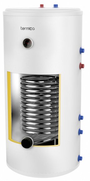 Изображение товара Бойлер косвенного нагрева Termica AMET 400 INOX 400 л стальной теплообменник