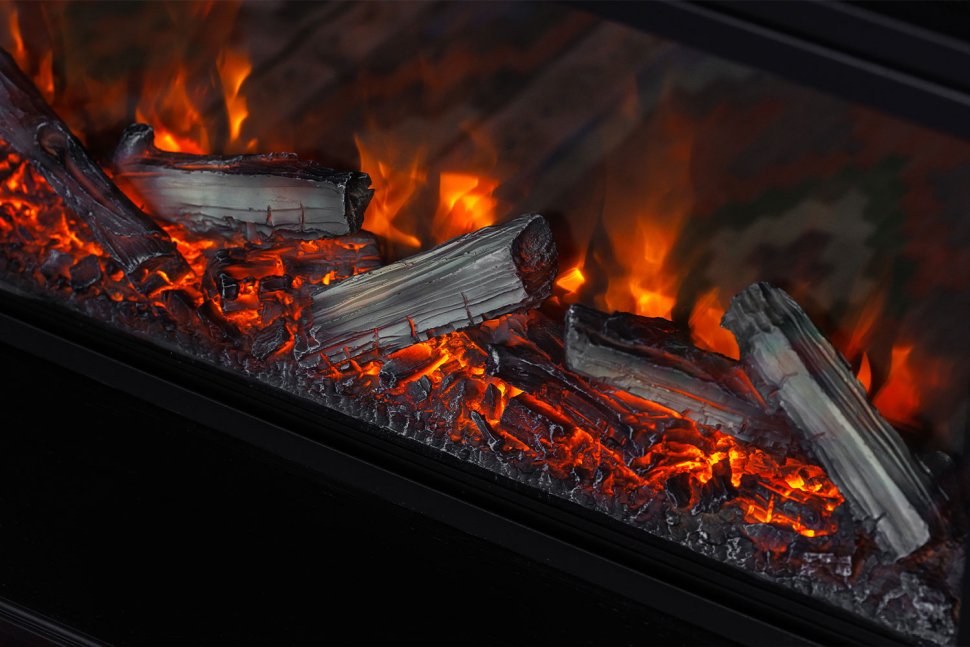 Каминокомплект Royal Flame Boston 42 SFT (Разборный) с очагом Vision 42 LOG LED серый графит