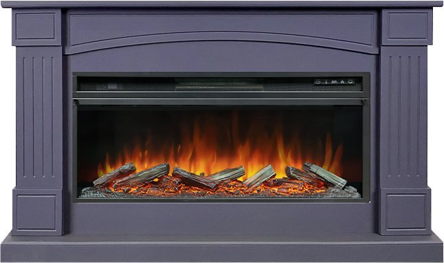 Каминокомплект Royal Flame Boston 42 SFT (Разборный) с очагом Vision 42 LOG LED серый графит