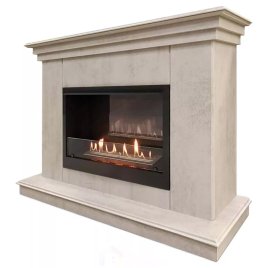 Каминокомплект Хорошие Камины Марс с очагом Firelight BFP/P-2520 цемент