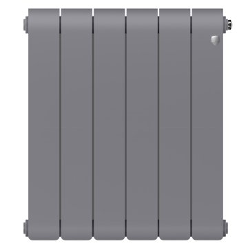 Биметаллический радиатор отопления Royal Thermo Infinity 500 6 секций Silver Satin